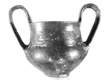 tazza biansata a collo distinto